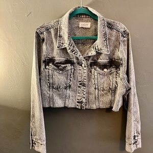 Ultra Cropped Denim Jacket Frame Ultra Cropped Denim Jacket L Vendome